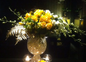 Mobile Flower Decoration