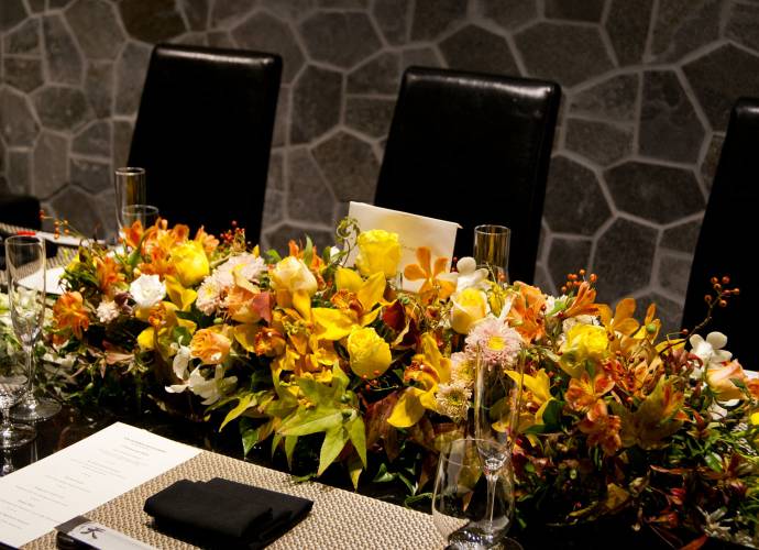 Mobile Flower Decoration