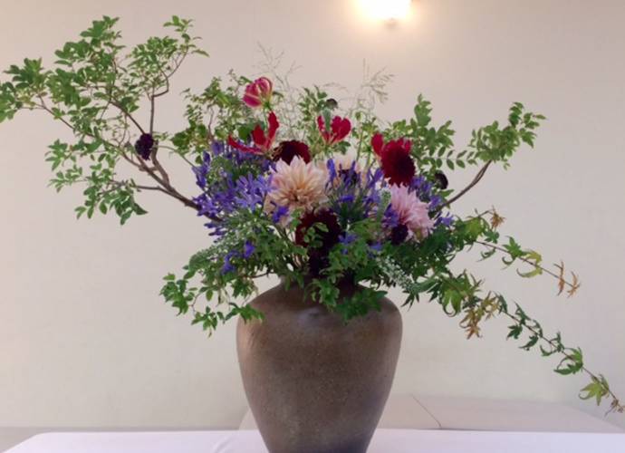 Mobile Flower Decoration